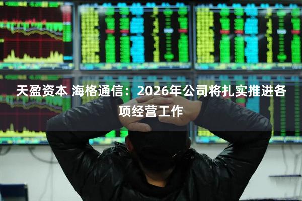 天盈资本 海格通信：2026年公司将扎实推进各项经营工作