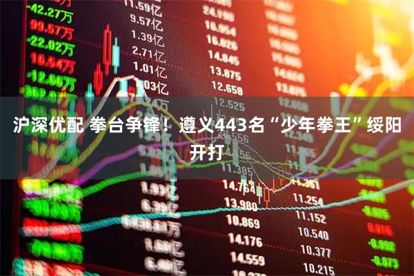 沪深优配 拳台争锋！遵义443名“少年拳王”绥阳开打