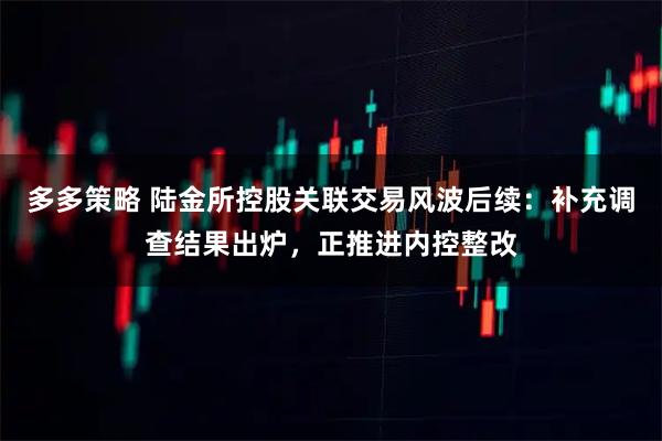 多多策略 陆金所控股关联交易风波后续：补充调查结果出炉，正推进内控整改
