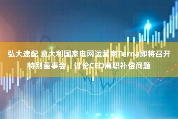 弘大速配 意大利国家电网运营商Terna即将召开特别董事会，讨论CEO离职补偿问题