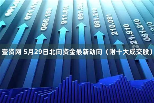 壹资网 5月29日北向资金最新动向（附十大成交股）